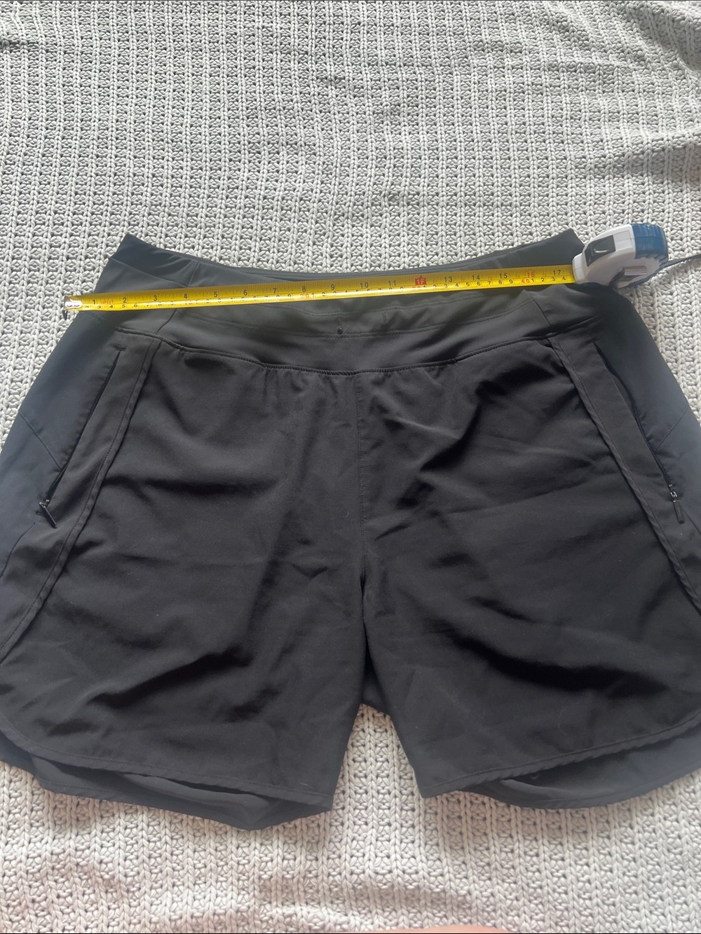 Women’s Black Athletic Shorts with Wide Comfort Waistband